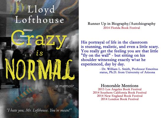 Crazy is Normal promotional image with blurbs